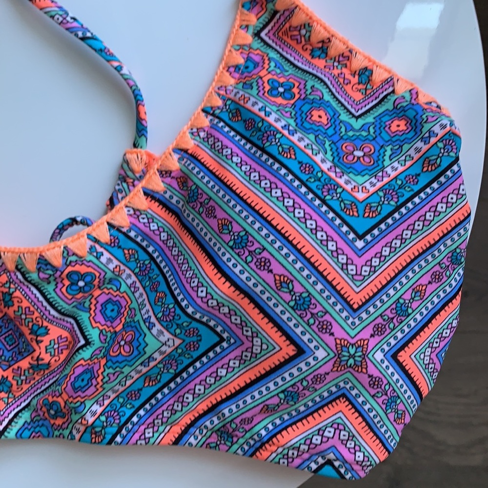 Multi-print bikini top - Picture 2 of 4